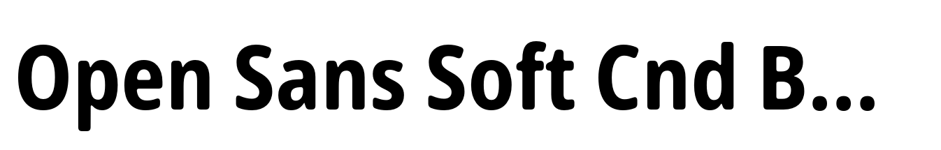 Open Sans Soft Cnd Bold